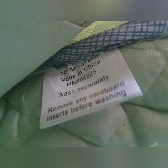 EUC Seashell Blue & Green Crossbody Bag - Picture 8 of 14